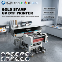 Impresora industrial digital automática LETOP Factory Gold Stamp nueva, de rollo a rollo, para pegatinas, con inyección de tinta, DTF y UV
