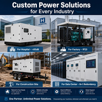 30kW 40kVA 380/220V AC 3-Phasen Leiser Dieselgenerator Offener Rahmen Fernstart 1500/1800 U/min 50/60Hz Notstromaggregat für Zuhause