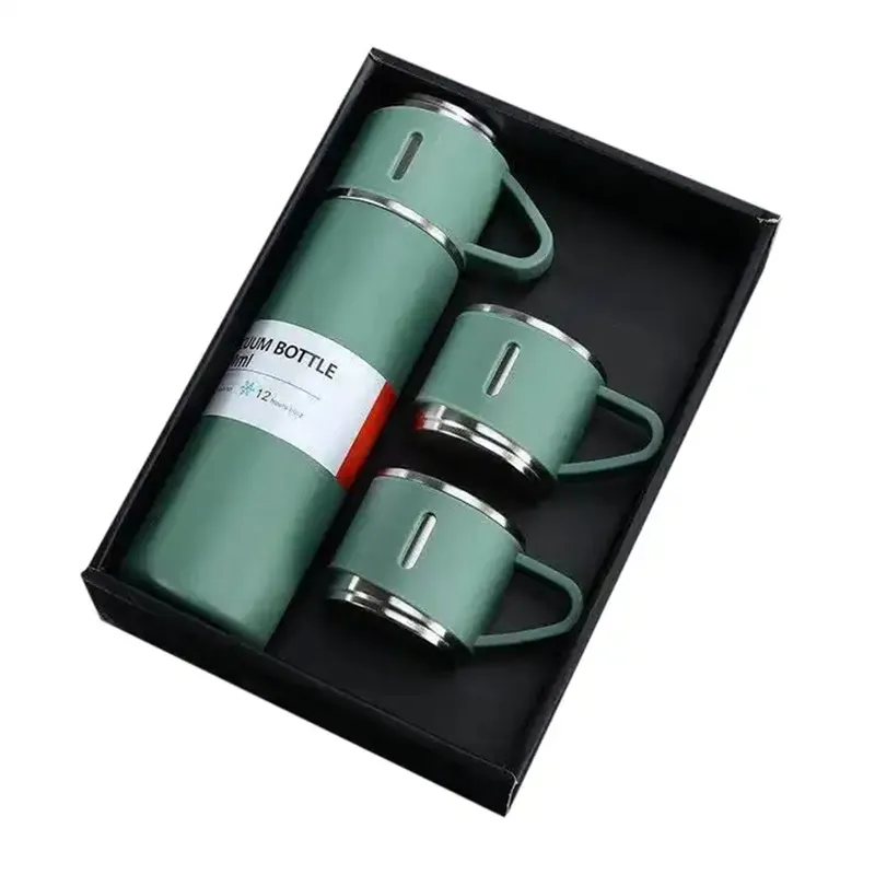 AMZ vendita calda 2023 doppia parete fredda boccetta sottovuoto Set regalo Thermos in acciaio inox isolato viaggio viaggio d'affari bottiglia d'acqua