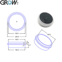 GROW GM861S Lecteur de codes à barres Qr Code USB UART DC 3.3V Ring Indicator Light Barcode Scanner With Free SKD