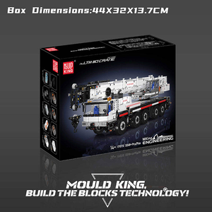 Moule roi 17075 3248 pièces ingénierie série LTM1110 <span class=keywords><strong>grue</strong></span> camion voiture bloc de construction modèle technique jouet éducatif Festival cadeau - Product Image 6