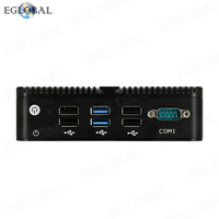 Mini PC EGLOBAL, Computadora J4125 J6412 N100 4Lan, Servidor Doméstico Industrial, Mini PC Pfsense, Router Suave Esxi, Firewall 2.5G ITX