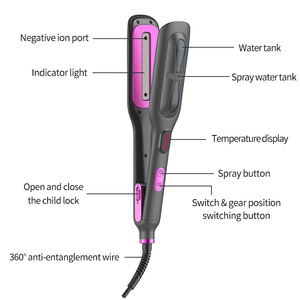 Lisseur à <span class=keywords><strong>cheveux</strong></span> en céramique XBHCustom avec revêtement céramique, contrôle de la température LCD, électrique, <span class=keywords><strong>pour</strong></span> <span class=keywords><strong>lisser</strong></span> <span class=keywords><strong>les</strong></span> <span class=keywords><strong>cheveux</strong></span>, <span class=keywords><strong>pour</strong></span> usage domestique et automobile - Product Image 4