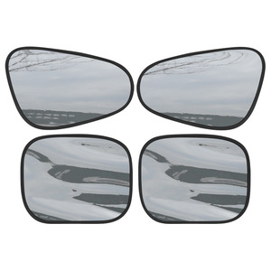 Xuyên biên giới sản phẩm mới màu đen PVC lưới Vật liệu xe dù để che nắng tĩnh điện rèm cửa sổ với cách nhiệt Kem chống nắng - Product Image 1