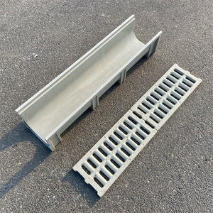 Materiali da costruzione resina lineare di drenaggio fosso/canale di drenaggio della carreggiata grondaia/acqua piovana resina <span class=keywords><strong>cemento</strong></span> Gutterway per la vendita - Product Image 5