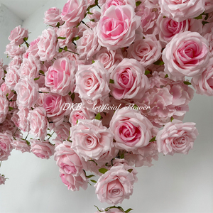 Arco de Rosas Artificiales de Seda en Forma de Corazón Rosa Romántico de 6-7 pies de Altura, de Primera Calidad, para Propuesta de Matrimonio, Venta al Por Mayor de Fábrica DKB - Product Image 5
