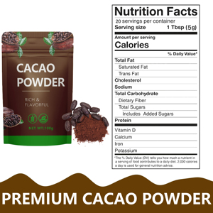 OEM 100% ca cao bột bán buôn số lượng lớn Bao bì tinh khiết tự nhiên Cacao bột - Product Image 2