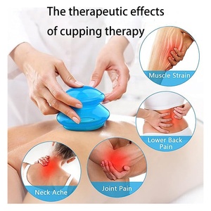 Китайская традиционная баночка для массажа, прозрачная баночка для лица, Набор банок на силиконовой основе для защиты от морщин - Product Image 3