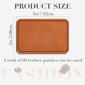 Étiquettes vierges en cuir PU de 137 cm de large, autocollantes, à coudre, pour gravure laser, de la marque Hangzhou Jinyun Garment Accessories - Product Image 2
