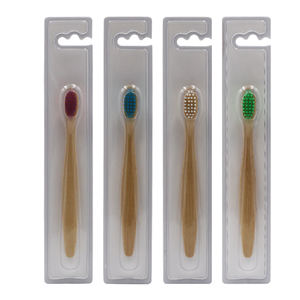 Mini Bambus Zahnbürste weiche Borsten für Kinder - Product Image 4