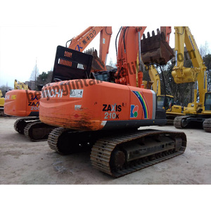 Grande force de creusement, bonne économie de carburant, cabine confortable, excavatrice Hitachi ZX210 d'occasion, Isuzu 21 tonnes pour travaux de terrassement lourds - Product Image 3