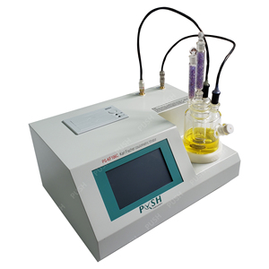 เครื่องทดสอบน้ำมันฉนวนกันความร้อนแบบพุช (Push) Karl Titration Coulometric Titrator KF Oil Tester - Product Image 3