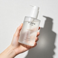 Bouteilles de gel douche et shampoing en plastique PET givré épais de 300 ml, 350 ml, 400 ml, bouteilles de savon liquide pour hôtel, bouteilles de shampoing et d'après-shampoing
