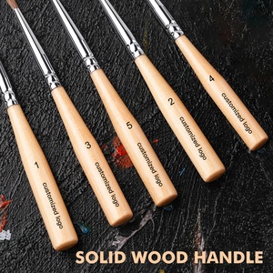 Cepillo delineador <span class=keywords><strong>de</strong></span> Punta larga <span class=keywords><strong>de</strong></span> pelo Natural portátil <span class=keywords><strong>de</strong></span> 3 tamaños, cepillo delineador <span class=keywords><strong>de</strong></span> guión, Ideal para <span class=keywords><strong>pintura</strong></span> <span class=keywords><strong>de</strong></span> detalles <span class=keywords><strong>de</strong></span> aceite acrílico <span class=keywords><strong>de</strong></span> acuarela - Product Image 2