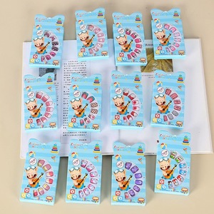 <b>Childrens</b> Nail <b>Stickers</b> Colorful Cartoon Round Self Adhesive For Kids - Product Image 4