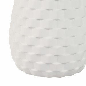 Vaso in ceramica rotondo testurizzato per l'arredamento del soggiorno, vaso in gres per fiori, per la casa, la camera da letto, l'ufficio, da posizionare su un tavolo. - Product Image 5