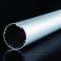 Rail de rideau en aluminium extrudé de haute précision, rail coulissant droit pour la décoration de fenêtres intérieures