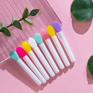 Mini Silicone Applicator <span class=keywords><strong>Lip</strong></span> Duy Nhất Silicone Trang Điểm Bàn Chải Tùy Chỉnh Vẻ Đẹp Bao Bì Logo In Ấn Cho Các Cửa Hàng Bán Lẻ - Product Image 6