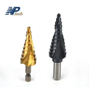 Naipu hrc89 HSS-Co rãnh thẳng bước khoan bit <span class=keywords><strong>tialn</strong></span> tráng Gỗ Kim Loại lỗ cắt khoan bit cho kim loại ống tấm khoan - Product Image 1