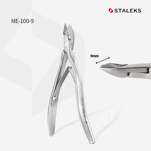 <span class=keywords><strong>STALEKS</strong></span> Coupe-cuticules multifonctionnels pour peaux mortes, avec capuchon de protection, prévention des ongles incarnés, en acier inoxydable, sûrs et pointus - Product Image 3