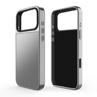 Coque de téléphone effet miroir pour iPhone 18 Series, PC électroplaqué, acrylique brillant, protection d'objectif, antichoc, fourniture OEM d'usine