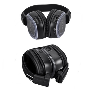 Tai Nghe Không Dây Disco <span class=keywords><strong>LED</strong></span> Phát Sáng Kích Thước Bằng Lòng Bàn Tay, Hoàn Hảo Cho Bữa Tiệc Disco Im Lặng, Hội Nghị Im Lặng, V. V. - Product Image 5