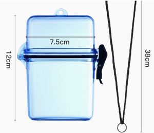Factory Eco-Friendly Transparent Black Square PS Plastic Airtight <strong>Waterproof</strong> Beach Safe <strong>Storage</strong> <strong>Box</strong> 1-3L Capacity for Packing - Product Image 2
