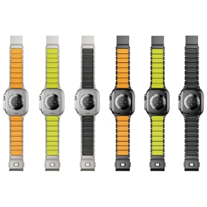 Correa Compatible con <span class=keywords><strong>Apple</strong></span> <span class=keywords><strong>Watch</strong></span> Ultra 3, S10/S11, con Hebilla Magnética <span class=keywords><strong>de</strong></span> Titanio <span class=keywords><strong>de</strong></span> Lujo, Transpirable - Product Image 3