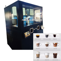 Micron Coffee Barista Robotics Arm Prix du distributeur automatique de café au thé au lait intelligent entièrement automatique