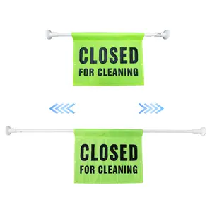 Industries Heavy Duty 30-52 inch Extendable Precaution Hanging Safety Sign For Establishments and Commercial Use