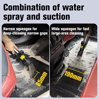 Pistolet de lavage de voiture à vapeur haute pression portable E-24SGP avec mousse pour le nettoyage intérieur des voitures, le detailing et les entreprises de lavage de voitures mobiles. 110V 220V