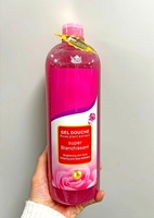 Gel Douche Exfoliant Hydratant et Nettoyant pour Hommes, Vente en Gros Usine OEM, aux Herbes, Vitamine E, Collagène et Rose, Anti-oxydant, 1000ml