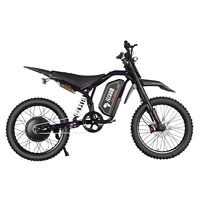 Vélo de Montagne Électrique 3000W en Gros d'Usine, Vélo Tout-Terrain Électrique Haute Puissance 75km/h pour Adultes, Moto Électrique Tout-Terrain
