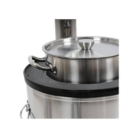 Estufa Industrial Moderna de Acero Inoxidable para Cocina Escolar, Certificada por ISO, de Alta Calidad