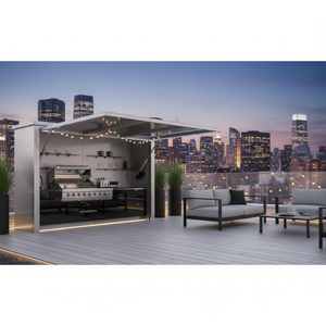 Cocina Exterior ZD, Parrilla de Gas <span class=keywords><strong>LP</strong></span>, Gabinetes de Cocina Modulares, Construcción de Acero Inoxidable, Diseño Moderno, Ecológico - Product Image 1