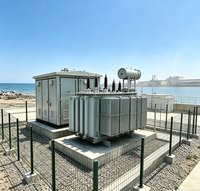 Transformateur de puissance principal triphasé immergé dans l'huile, 40 MVA, 220 kV/22 kV, 480 V, extérieur, à deux enroulements, qualité supérieure