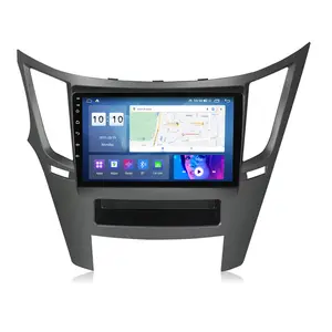 Mekede Android11 stereo mobil layar sentuh, stereo mobil 8g 128g layar sentuh IPS untuk Subaru Legacy Outback 2009-2014 BT, pemutaran otomatis video mobil
