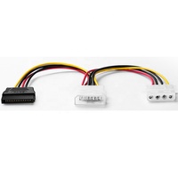 Cable divisor de alimentación SATA de 15 pines a IDE de 4 pines hembra