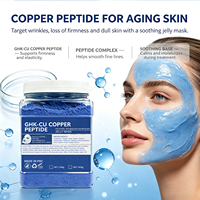 Ghk-cu Copper Peptide Sheet Anti-rides Anti-âge Personnalisé OEM 50 Saveurs Vampire Rose 24K Gold Clay Face Jelly Vegan Travel
