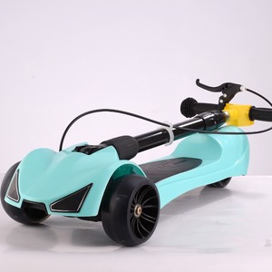 Patinete Plegable para Niños con Luces, Altura Ajustable, para Mayores de 12 Meses, Color Morado - Product Image 3