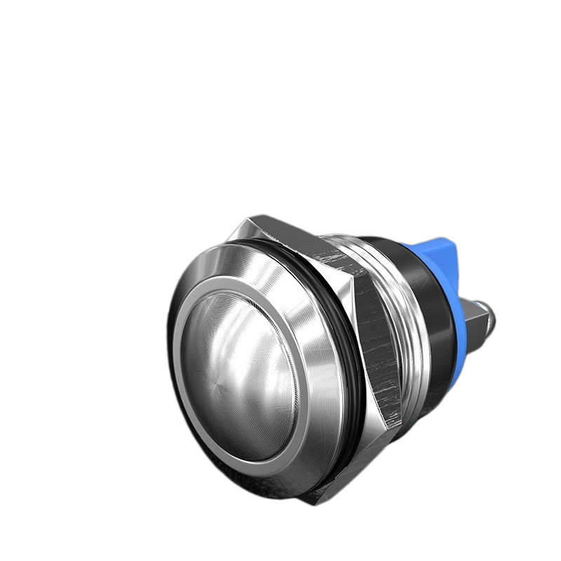 Botón de cabeza de cúpula morada