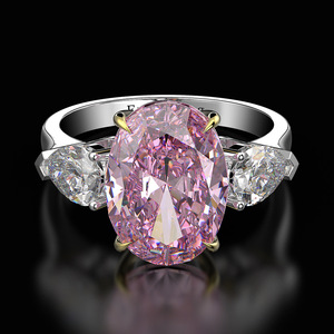 S925 Italy Silver Jewelry Single Stone Designs Oval <strong>Cubic</strong> <strong>Zirconia</strong> <strong>Engagement</strong> <strong>Ring</strong> - Product Image 2
