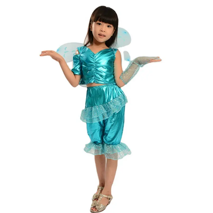 Disfraz de mariposa voladora para niños, disfraz moderno para fiesta de escenario
