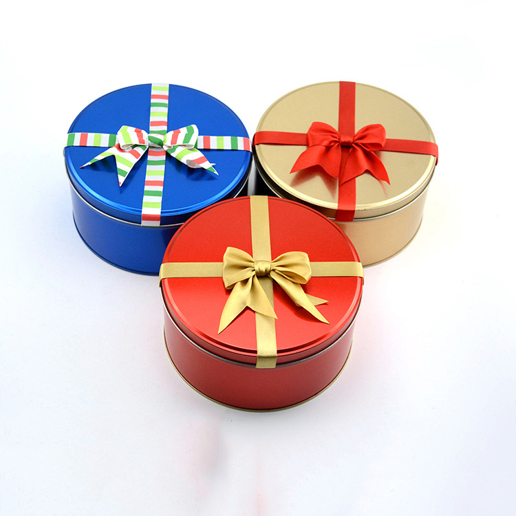 Plusieurs formes de modèle fait sur commande D'OEM Vacances Carte Cadeau boîte à bonbons en métal boîtes De Noël