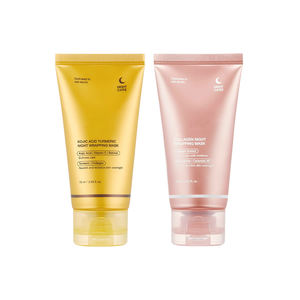 Masker Kolagen OEM Masker Wajah Malam Hari Pengencang Kulit Anti Penuaan Melembapkan Semalaman Masker Wajah Peel Off untuk Tidur - Product Image 2