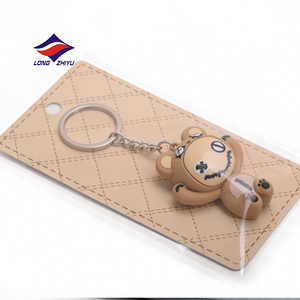 Longzhiyu 20 Years Custom Cartoon Silicone Keyrings Factory Custom Logo 3d Rubber Key Chain <strong>Anime</strong> Pvc Promotional <strong>Keychain</strong> - Product Image 4
