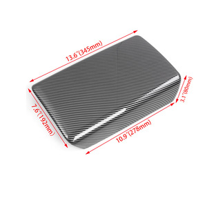 Cubierta para el Reposabrazos de la Consola Central del Tesla Model 3Y, Estilo Fibra de Carbono, Caja de Almacenamiento Protectora, Decoración Interior - Product Image 2
