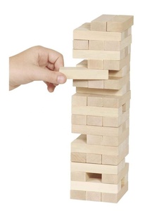 Blocchi impilabili economici all'ingrosso Tumble Tower Blocks Tumble Tower Stacking Wood Block Game - Product Image 2