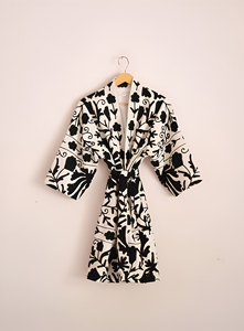 Best Quality Suzani Hand Embroidered Winter Wear Jacket Embroidery Kimono Robe <b>Boho</b> Style Classic Elegant Jackets - Product Image 5