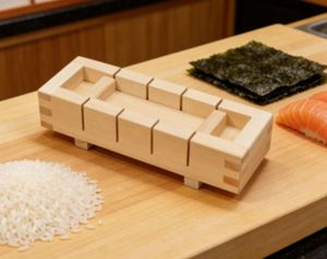 แม่พิมพ์<span class=keywords><strong>ซูชิ</strong></span>ไม้ทรงสี่เหลี่ยม <span class=keywords><strong>ราคา</strong></span>ขายส่ง กล่องทำซูชิไม้ สำหรับใช้ในบ้าน - Product Image 5